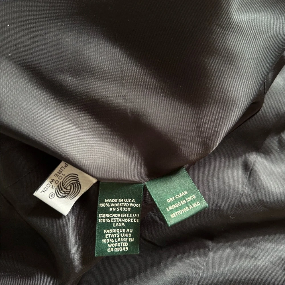 Vintage HTF 100% Wool Ralph Lauren Embroidered Blazer - Picture 10 of 16